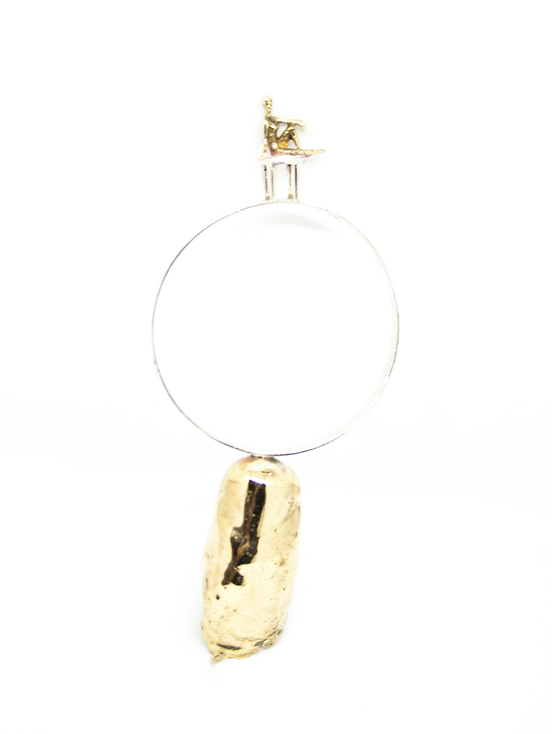 every day acrobats contemporary handmade jewelry pendant